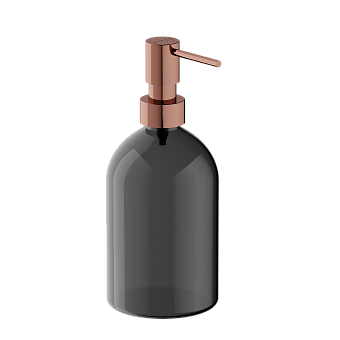 Дозатор для мыла VitrA Origin 400 мл мягкая медь стекло