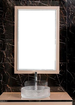 Зеркало Dolce Пыльная Роза 105x70см