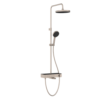 Душевая система VitrA Core Round (Кор Раунд) A4730934EXP с термостатическим смесителем и ручным душем брашированная никель