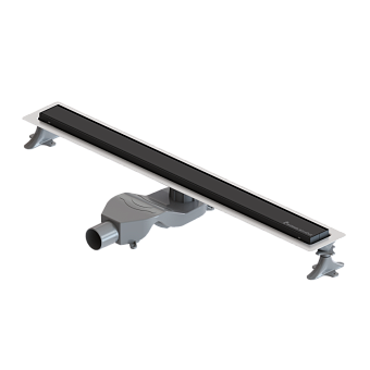 Душевой лоток Premium Linear 80см, нерж.сталь ЧЕРНЫЙ