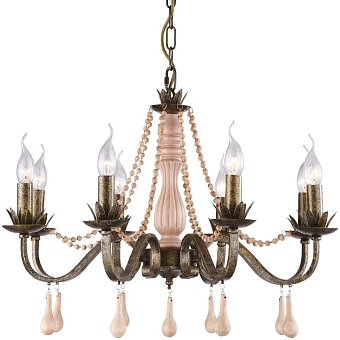 Подвесная люстра Arte Lamp ROSARIO A1832LM-8GA