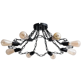 Потолочная люстра Arte Lamp RIVERRUN A9344PL-8BK