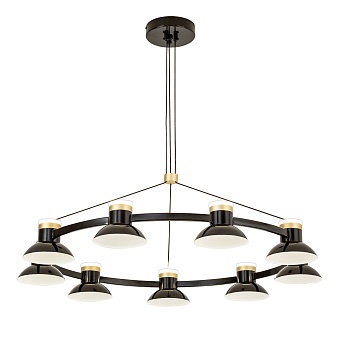 4516-9P, подвесная люстра, D880xH300/1800, 9xLEDx10W, 7200LM, 4000K, included