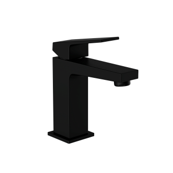 Смеситель для раковины VitrA Minimax Square (Минимакс Сквуэр) A4372036EXP однорычажный матовый черный латунь