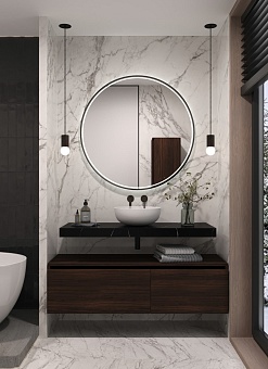 Столешница прямая FLAT NERO MARQUINA 1210*460*70