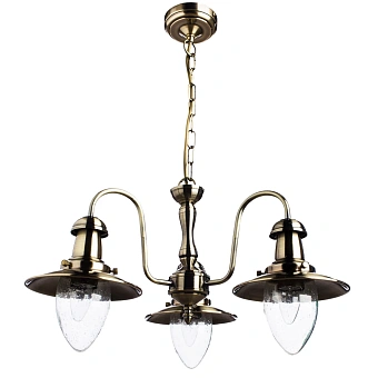 Подвесная люстра Arte Lamp FISHERMAN A5518LM-3AB
