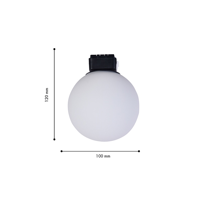 4155-1U, потолочный светильник, D100xH120, LEDx6W, 42V, угол рассеивания: 120°, 390LM, 3000-6000K, IP20, included
