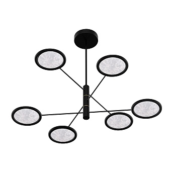 4375-6P, подвесная люстра, D1200xH770, 6xLEDx9W, 3240LM, 4000K, CRI>90, included