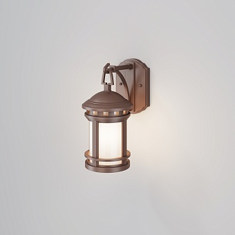 Уличный настенный светильник Outdoor O031WL-01BR