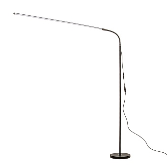 4515-1F, напольный светильник, L1235xW220xH1350/2000, LEDx20W, 1600LM, 3000K, included, switch