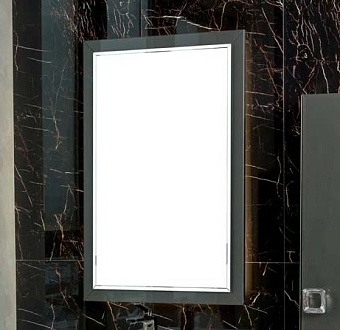 Зеркало Dolce Глянцевый Графит 105x70см