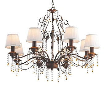 Подвесная люстра Arte Lamp MEDICI A9468LM-8BR