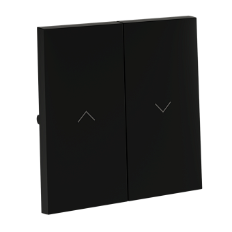 Клавиши для выключателя жалюзи, S70 (черный матовый)