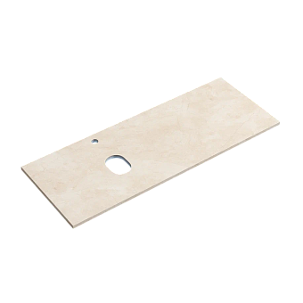 Столешница для ванной комнаты SANCOS 1200х460, цвет kreman, арт. TT120A2XL, левая