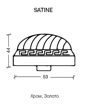 Ручка SATINE золото