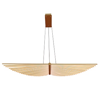 4380-1P, подвесная люстра, L1500xW380xH1980, LEDx120W, 7200LM, 4000K, CRI>90, included
