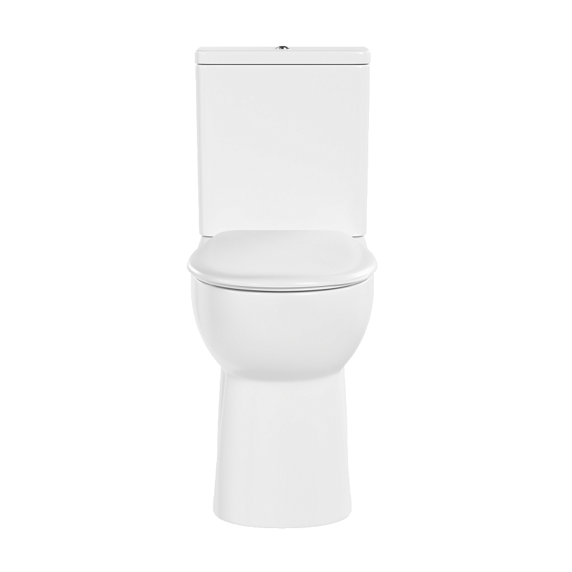 Унитаз-компакт напольный VitrA Conforma (Конформа) 9899B003-7200 с сиденьем без микролифта белый санитарный фарфор антибактериальное покрытие Hygiene (Хайджн)
