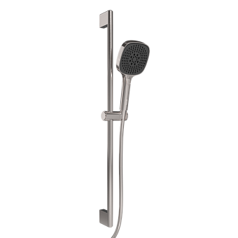 Душевая стойка VitrA Core Square (Кор Скуэр) A4591734EXP с ручным душем без смесителя брашированный никель
