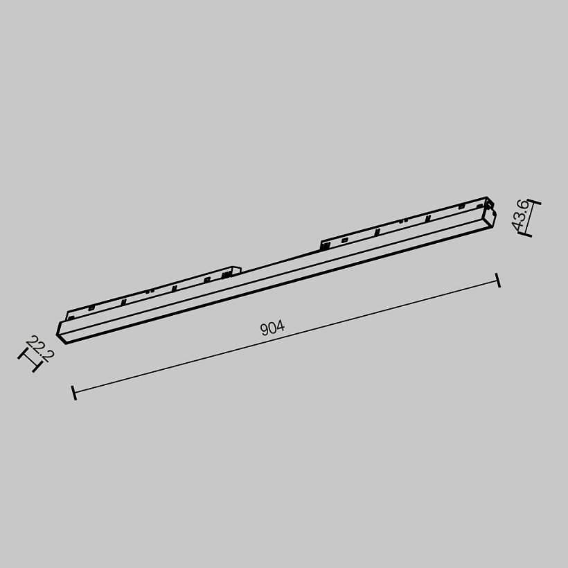 Трековый светильник Maytoni Technical TR030-2-30W2.7K-B
