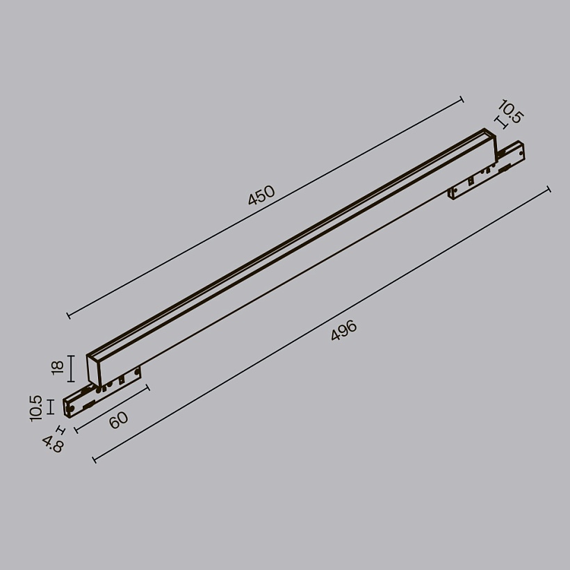 Трековый светильник Maytoni Technical TR192-1-12W3K-B