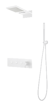 Душевая система скрытого монтажа Boheme Fusion Matt White