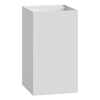 Раковина напольная Cube Corian 480*480*850 Matt White