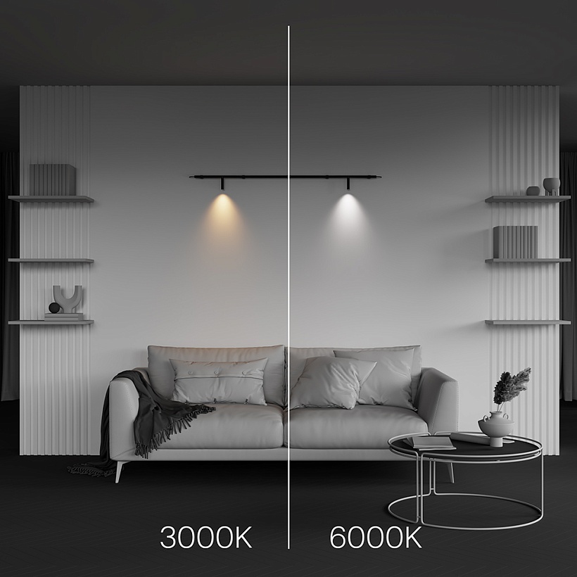 Светильник Maytoni Technical C102CL-3W3-6K-B