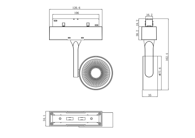 Трековый светильник Maytoni Technical TR024-2-10W3K