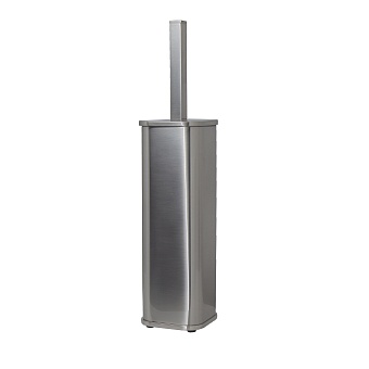 K-1117NICKEL Щетка для унитаза напольная