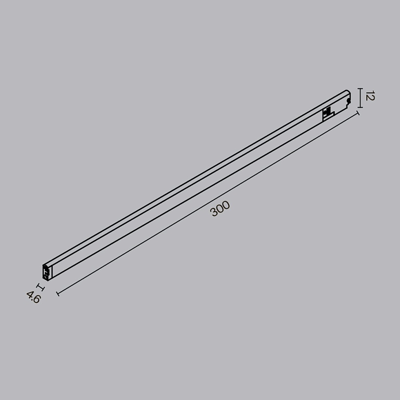 Трековый светильник Maytoni Technical TR190-1-5W2.7K-B