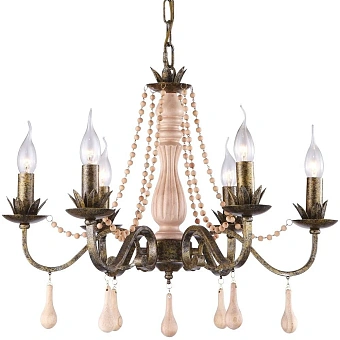 Подвесная люстра Arte Lamp ROSARIO A1832LM-6GA