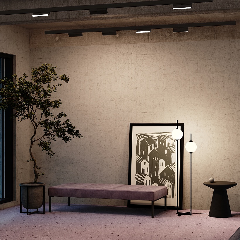 Трековый светильник Maytoni Technical TR036-2-12W3K-B