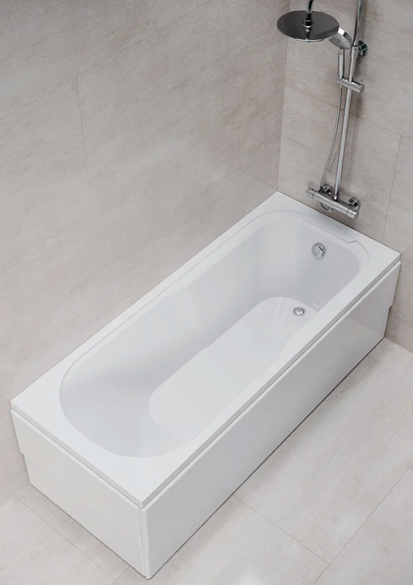 Акриловая ванна VitrA Queen 50840001000 без опоры 150x70