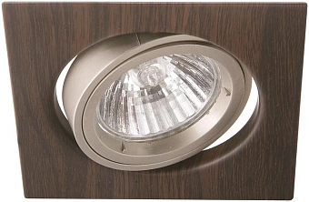 Точечный встраиваемый светильник Arte Lamp WOOD A2206PL-3BR