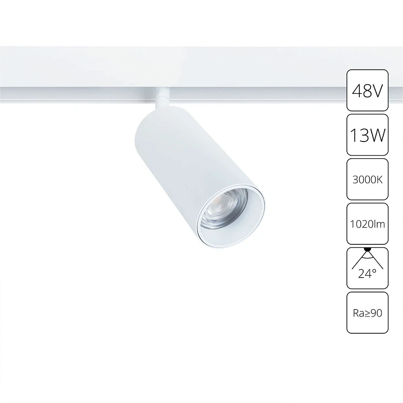 Магнитный трековый светильник Arte Lamp LINEA A4671PL-1WH