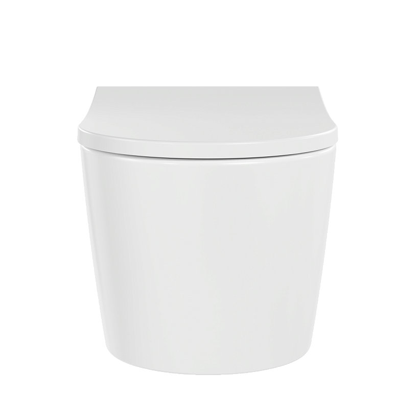 Подвесной унитаз VitrA Metropole Round (Метрополь Раунд) 7910B003-6429 безободковый QuantumFlush (Квантум Флаш) с сиденьем микролифт белый санитарный фарфор