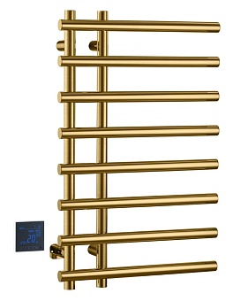 Полотенцесушитель электрический круглый сухой BRONZE