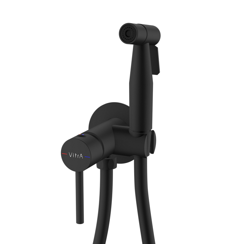Гигенический душ VitrA A4375136EXP матовый черный латунь