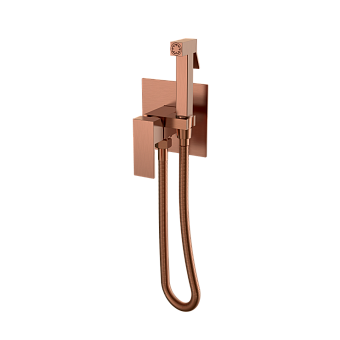 Смеситель гигиенический Qubic Copper Brushed