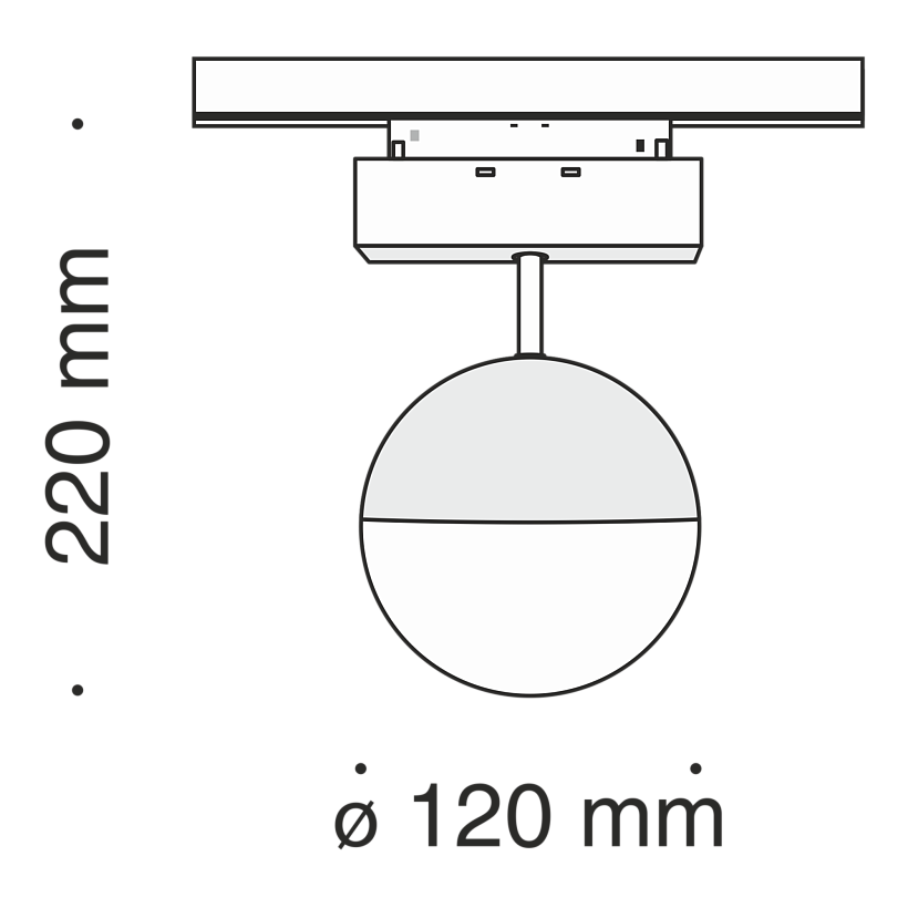 Трековый светильник Maytoni Technical TR017-2-10W3K-B