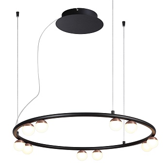 4320-10P, подвесная люстра, D590xH120/1710, LEDx36W, 3200LM, 4000K, CRI>90, included