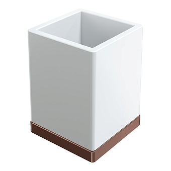 Стакан настольный Qubic Copper Brushed