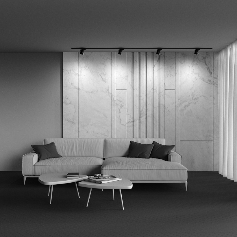 Трековый светильник Maytoni Technical TR007-1-12W3K-B-1