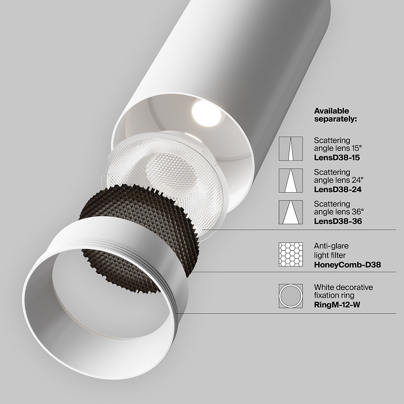 Трековый светильник Maytoni Technical TR021-1-12W3K-W-W