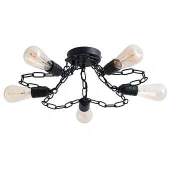 Потолочная люстра Arte Lamp RIVERRUN A9344PL-5BK