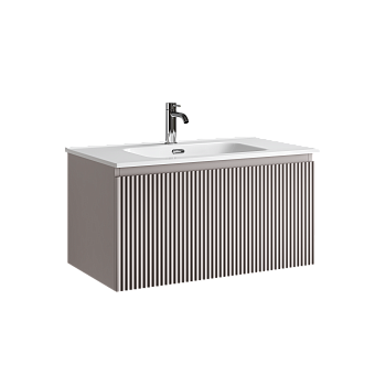 Тумба подвесная SANCOS Snob R 1.0 790х445х406, c одним ящиком оснащенным доводчиками, Doha Soft , арт.SNR1.080SM