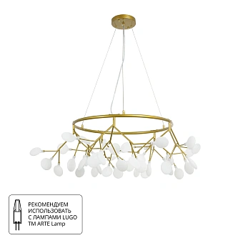 Подвесная люстра Arte Lamp CANDY A7272SP-45GO