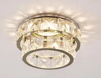 Точечный встраиваемый светильник Arte Lamp BRILLIANTS A8372PL-1CC