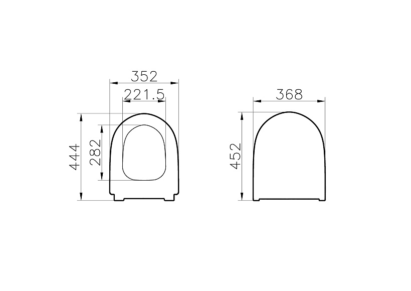 Комплект Vitra Sento Rim-Ex Инсталяция VitrA V12 с подвесным  унитазом Sento и крышкой с микролифтом Sento