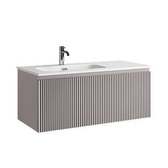 Тумба подвесная SANCOS Snob R 1.0 995х445х406, c одним ящиком оснащенным доводчиками, Doha Soft , арт.SNR1.0100LSM